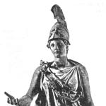 History and ethnology.  Data.  Events.  Fiction.  Goddess Athena.  Greek mythology Which goddess was born from her father's head